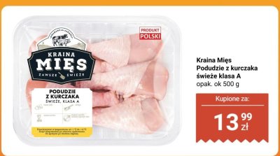 Podudzie z kurczaka świeże klasa A promocja w Biedronka