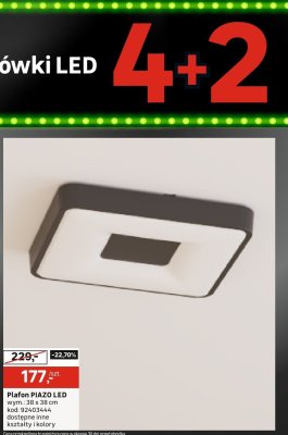 Plafon PIAZO LED promocja w Leroy Merlin