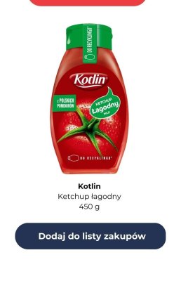 Ketchup łagodny promocja w Kaufland