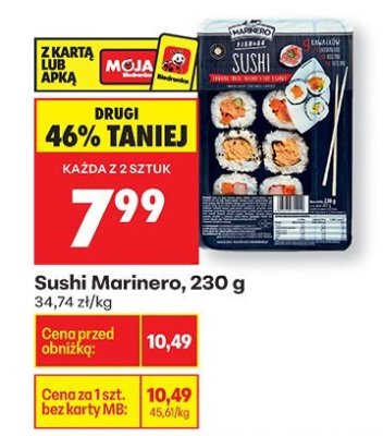 Sushi Marinero promocja w Biedronka