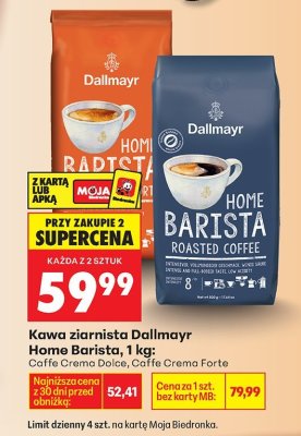 Kawa ziarnista Dallmayr Home Barista Caffe Crema Dolce promocja w Biedronka