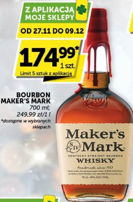Bourbon Maker's Mark promocja w Euro Sklep