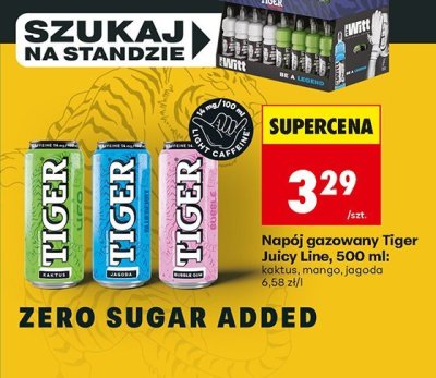 Napój gazowany Juicy Line 500 ml jagoda promocja w Biedronka