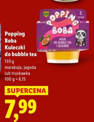 Kuleczki do bubble tea marakuja 130 g promocja w Lidl
