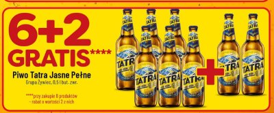 Piwo Tatra Jasne Pełne promocja w POLOmarket