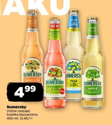 Piwo Somersby (różne rodzaje) promocja w Netto