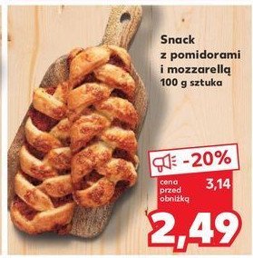 Snack z pomidorami i mozzarellą promocja