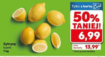 Cytryny luzem promocja w Kaufland