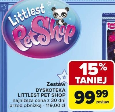 Zestaw dyskoteka LITTLEST PET SHOP promocja w Carrefour