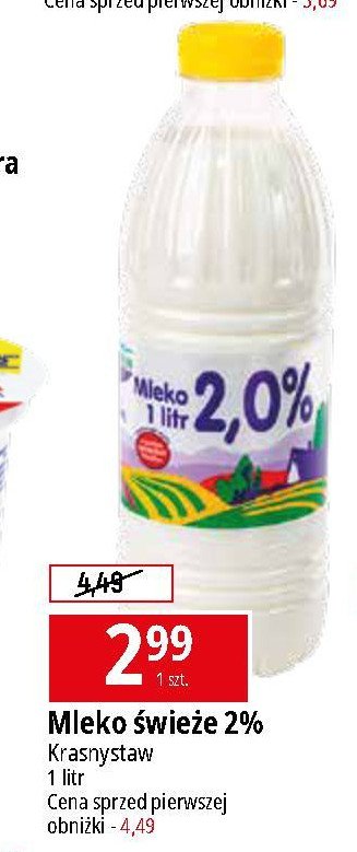 Mleko 2% Krasnystaw promocja