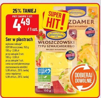 Ser w plastrach Mazdamer promocja w POLOmarket