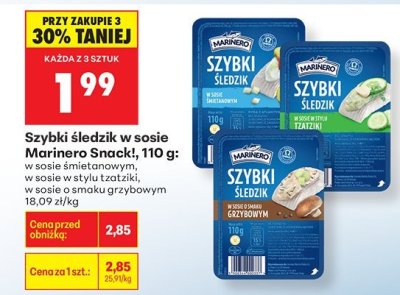 Szybki śledik w sosie w stylu tzaziki promocja w Biedronka