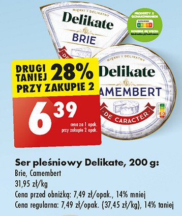 Ser brie Delikate promocja