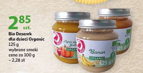 Banan organic Auchan różnorodne (logo czerwone) promocja