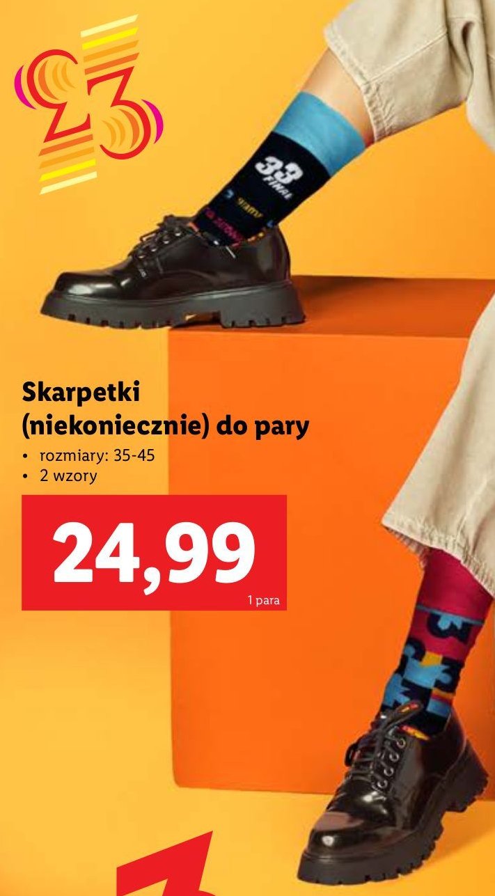 Skarpetki damskie 35-45 wośp promocja w Lidl