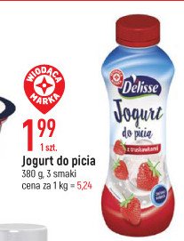 Jogurt truskawka Wiodąca marka delisse promocja