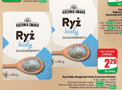 Ryż biały długoziarnisty Kuchnia Smaku promocja w Dino