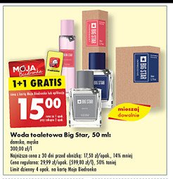 Woda toaletowa Big star impressive promocja