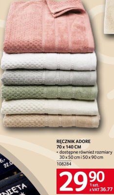 Ręcznik ADORE 70 x 140 cm promocja w Selgros