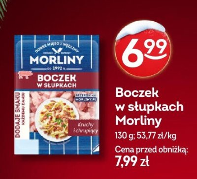 Boczek w słupkach Morliny promocja w Żabka