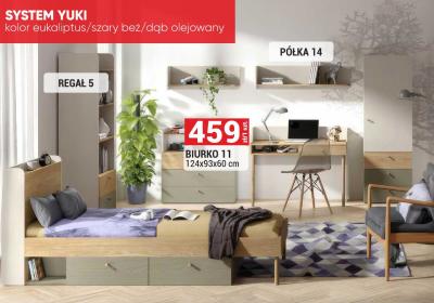 Biurko 11 124x93x60 cm promocja w Merkury Market