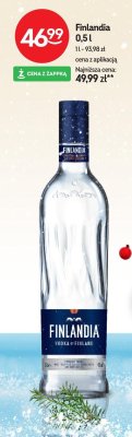 Wódka Finlandia 0,5l promocja w Żabka