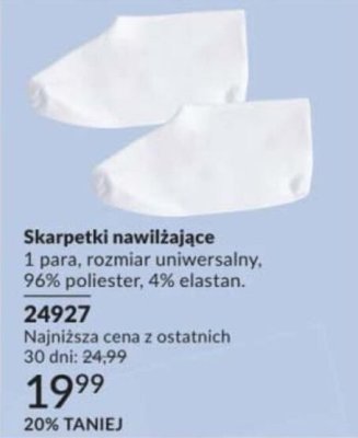 Skarpetki nawilżające 1 para, rozmiar uniwersalny, 96% poliester, 4% elastan promocja w AVON