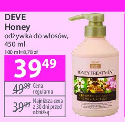 Odżywka do włosów Deve honey promocja