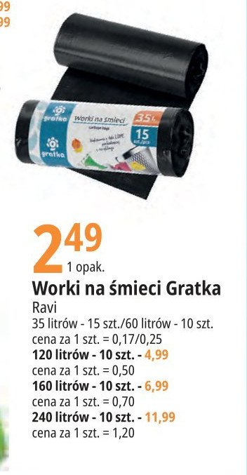 Worki na 艣mieci 240 l GRATKA promocja