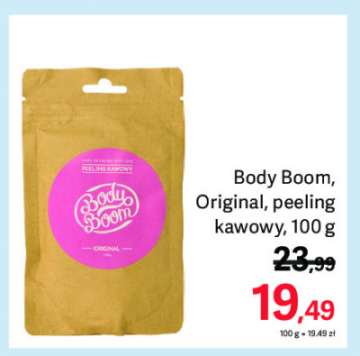 Peeling do cia艂a kawowy original Body boom promocja