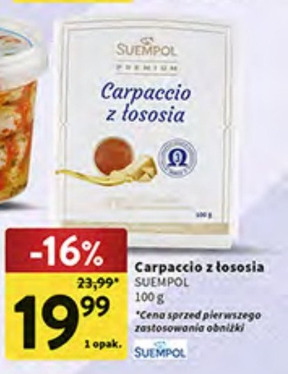 Carpaccio z łososia Suempol promocja