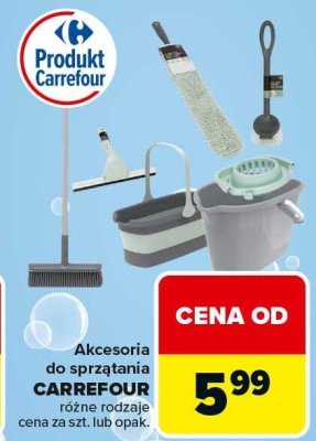 Akcesoria do sprzątania CARREFOUR różne rodzaje cena za szt. lub opak. promocja w Carrefour Market