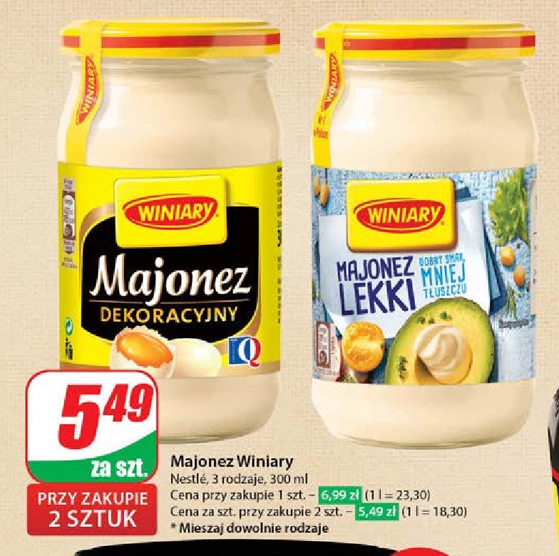 Majonez lekki Winiary promocja