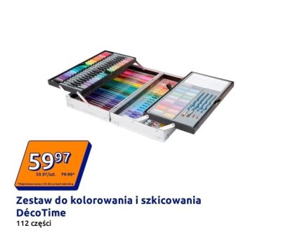 Zestaw do kolorowania i szkicowania promocja w Action