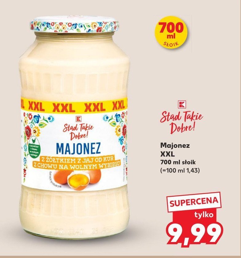 Majonez K-classic stąd takie dobre! promocja