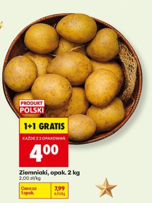 Ziemniaki, opak. 2 kg promocja w Biedronka