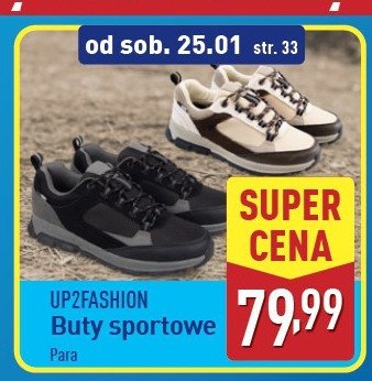 Buty sportowe damskie 37-39 Up2fashion promocja w Aldi