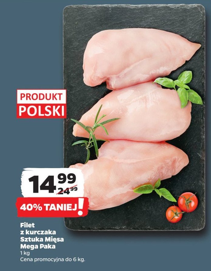 Filet z piersi kurczaka SZTUKA MIĘSA promocja