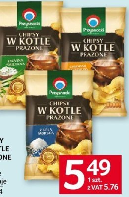 Chipsy W Kotle Prażone 125 g różne rodzaje promocja w Selgros