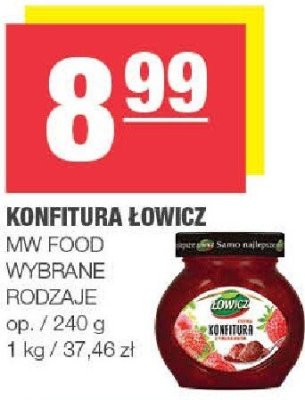 Konfitura łowicz MW FOOD promocja w SPAR