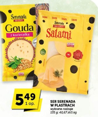 Ser Serenada w plastrach promocja w Euro Sklep