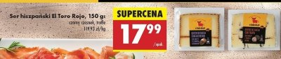 Ser owczy z truflą letnią El toro rojo promocja