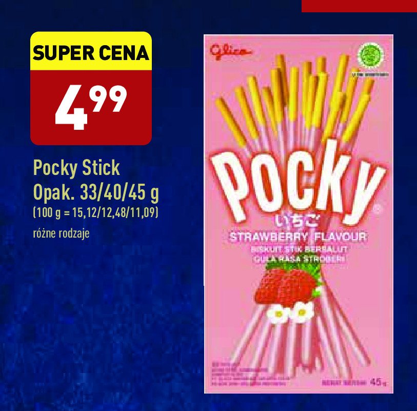 Paluszki strawberry flavour Pocky promocja
