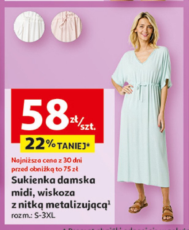 Sukienka damska rozm. s-3xl promocja w Auchan