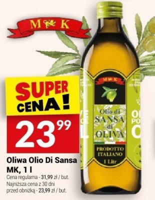 Oliwa Olio Di Sansa MK, 1 l promocja w Twój Market