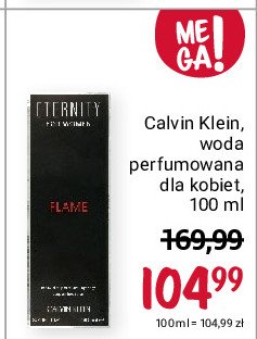 Woda perfumowana CALVIN KLEIN ETERNITY FLAME promocje