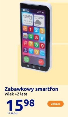 Zabawkowy smartfon promocja w Action