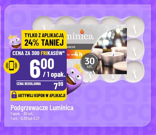 Podgrzewacz Luminica promocja