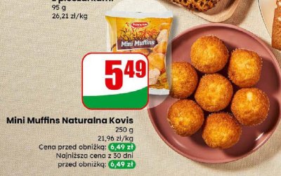 Mini Muffins Naturalna Kovis promocja w Dino
