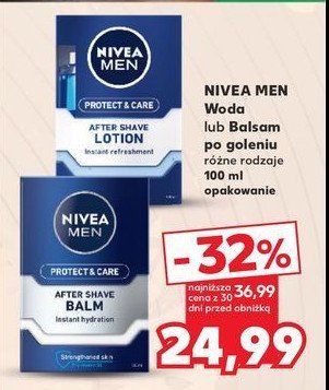Balsam po goleniu nawilżający Nivea men protect & care promocja